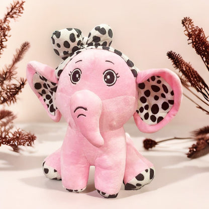 Elephant Bow Soft Toy - Shri Toys